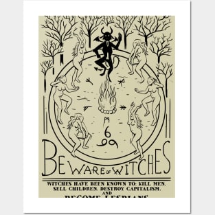 Beware Witches Posters and Art